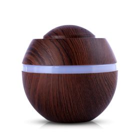 Magic Card USB Wood Grain Aroma MINI humidifier (Option: Deep wood grain-USB)