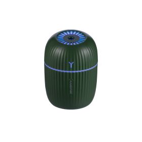 Usb Mini Portable Large Capacity Desktop Car Humidifier (Option: Q8 Green-USB)