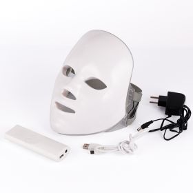 Beauty Instrument Beauty Skin Mask Instrument Seven-color Photon Rejuvenation (Option: Without original packaging-EU)