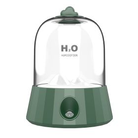 Humidifier Usb Rechargeable Water Meter Atomizer (Option: Green-USB)