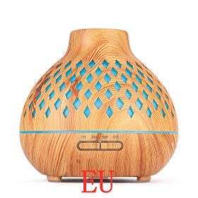 Household Air Spray Mini Ultrasonic Aroma Diffuser (Option: Brown-EU)