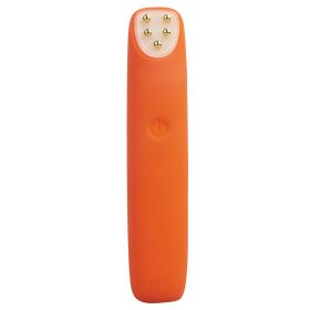 Eye Beautification Inductive Therapeutical Instrument Multi-Function RF Vibration Magic Wand Eye Beauty Massage Pen (Option: Vibrant Orange)