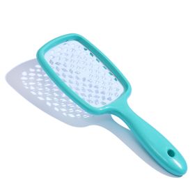 Children's Hollow Diamond Massage Comb (Color: Green)