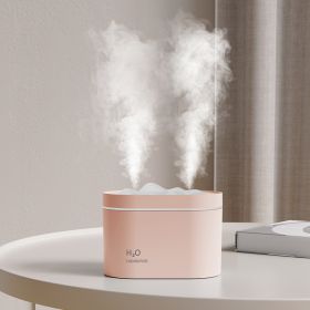 New USB Dual Spray Humidifier For Home Office (Option: Pink-Charging)