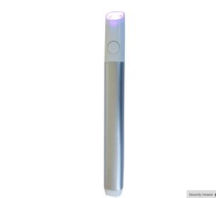 Acne Pen Acne Marks Rehabilitation Instrument Facial Beauty Red Blue Light LED Anti-acne Apparatus (Option: Silver Gray)